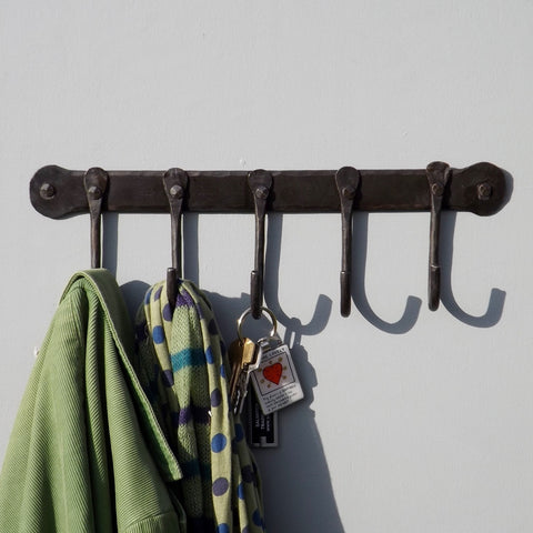 Love Hooks - Traditional, Vintage Coat Wall Hooks Cast in Wrought Iron