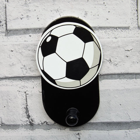 Love Hooks - Bright and colourful children's football wall hooks